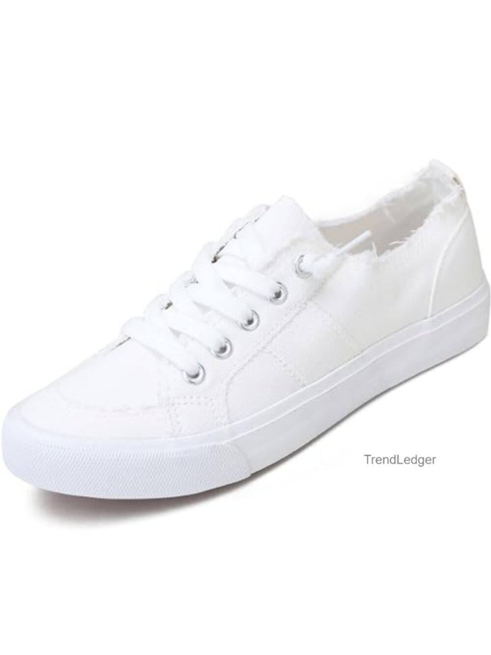 Obtaom Leopard Print Canvas Slip On Sneakers Comfy Casual Walking Shoes